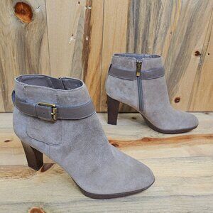 Franco Sarto Idrina Suede Ankle Boots Size 8
